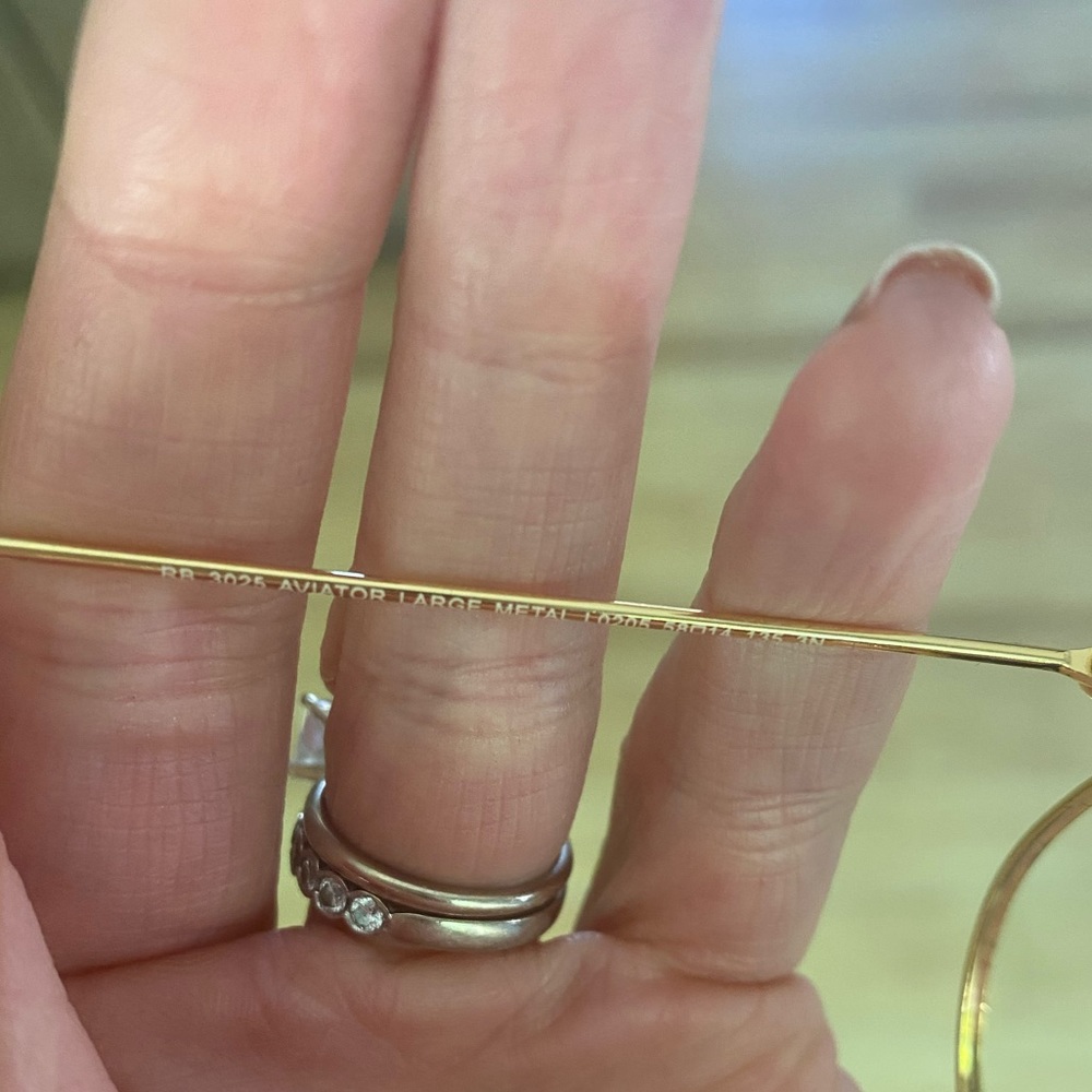 Authentic Ray-Ban Large Aviator Frames - image 4